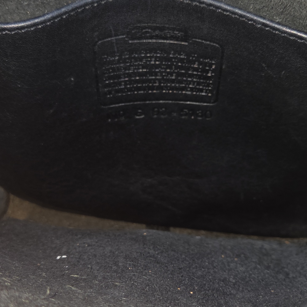 Coach Vintage Station 5130 Bag 1992 Black Leather $500 Estimated Retail GUC - Picture 14 of 17